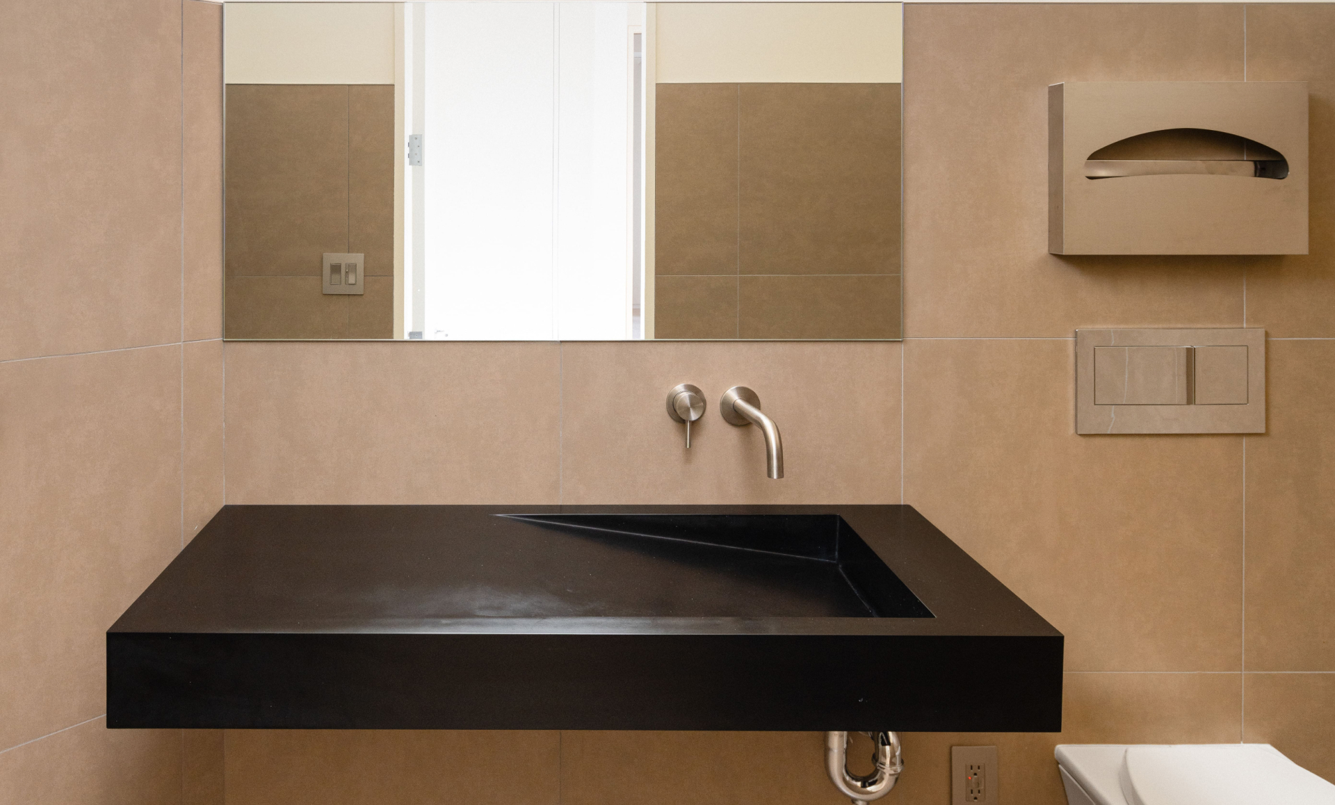 SoHo office renovation gallery-like workspace with modern commercial design elements