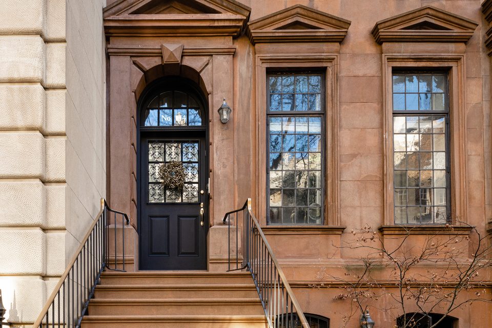 Exterior brick pointing and waterproofing work completed on UES townhouse renovation