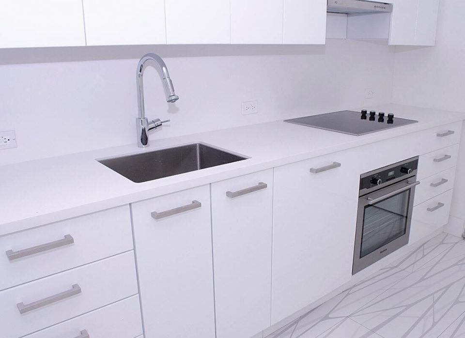 Upper Manhattan condo kitchen renovation with elevated contemporary design